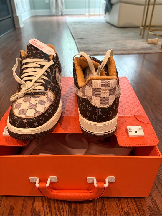Louis Vuitton Other - Louis Vuitton Nike Men’s Monogram & Checkerboard Low-Top Sneakers